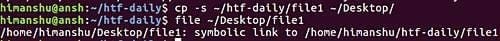 نحوه ایجاد لینک نمادین (Symbolic Link) با دستور cp
