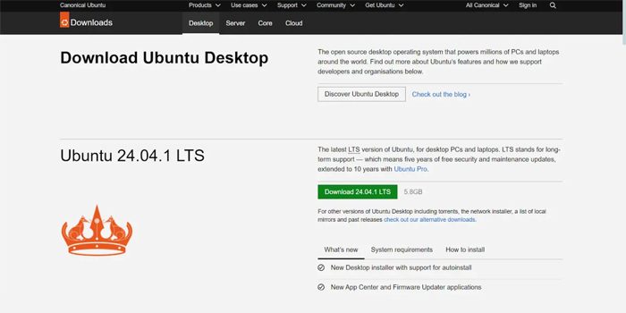 نصب توزیع لینوکس برای شروع نصب